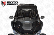 Moto Armor Red Aluminum Roof With Sunroof MA-RZPRO-RF-2-AL-RED