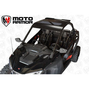 Moto Armor Black Aluminum Roof With Sunroof MA-RZPRO-RF-2-AL-WHT