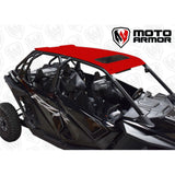 Moto Armor Red Aluminum Roof With Sunroof MA-RZPRO-RF-4-AL-RED