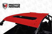 Moto Armor Red Aluminum Roof With Sunroof MA-RZPRO-RF-4-AL-RED