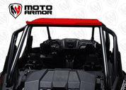 Moto Armor Red Aluminum Roof With Sunroof MA-RZPRO-RF-4-AL-RED