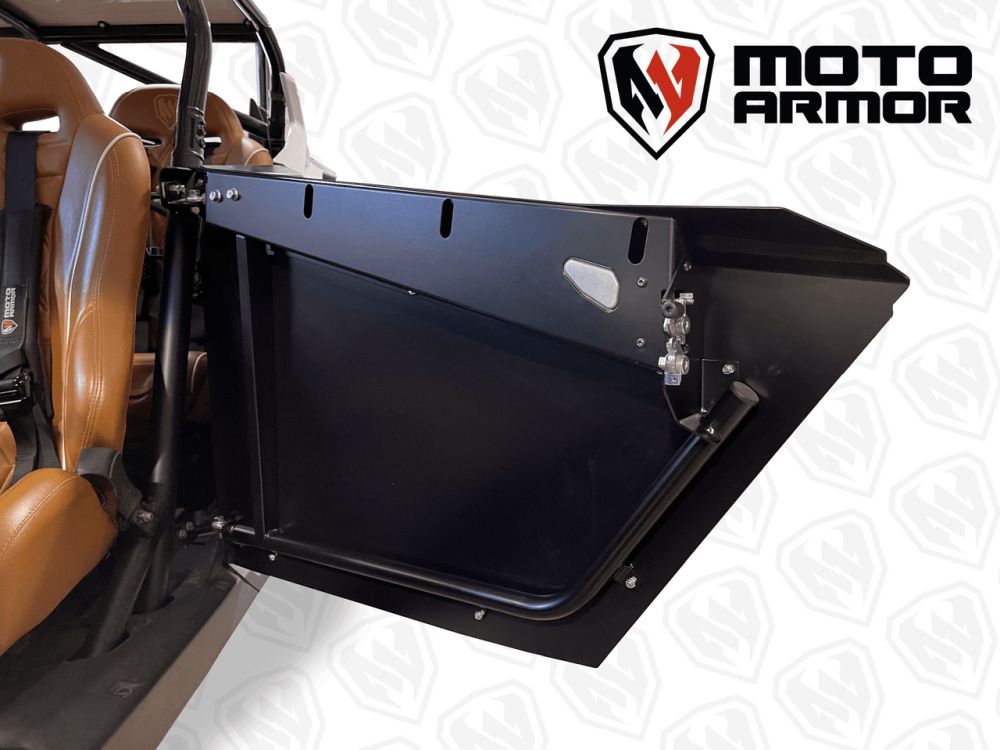 Moto Armor Door Kit Black Aluminum MA-RZPRO4-BLK