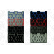 Moto Armor Interior Door Liner Light Gray With Red Lines