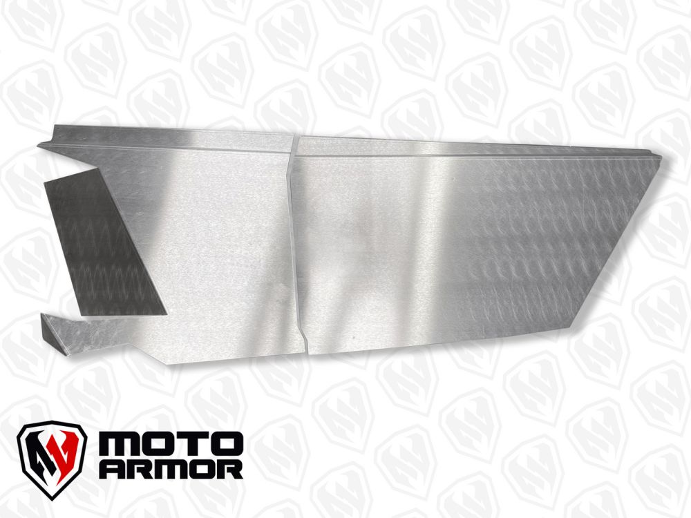 Moto Armor Door Kit Raw Aluminum MA-RZPRO4-RAW