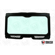 Moto Armor Vented Full Glass Windshield MA-TLN-WS-GLS-BLK-Y