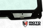 Moto Armor Vented Full Glass Windshield MA-TLN-WS-GLS-BLK-Y