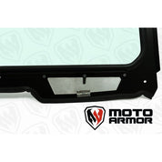 Moto Armor Vented Full Glass Windshield MA-TLN-WS-GLS-BLK-Y