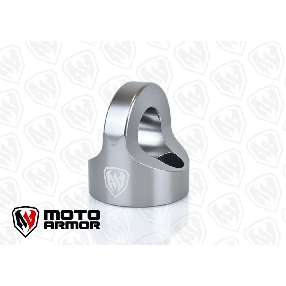 Moto Armor Billet Front Tow/Tie Down Anchor Gray MA-TOW-GRY