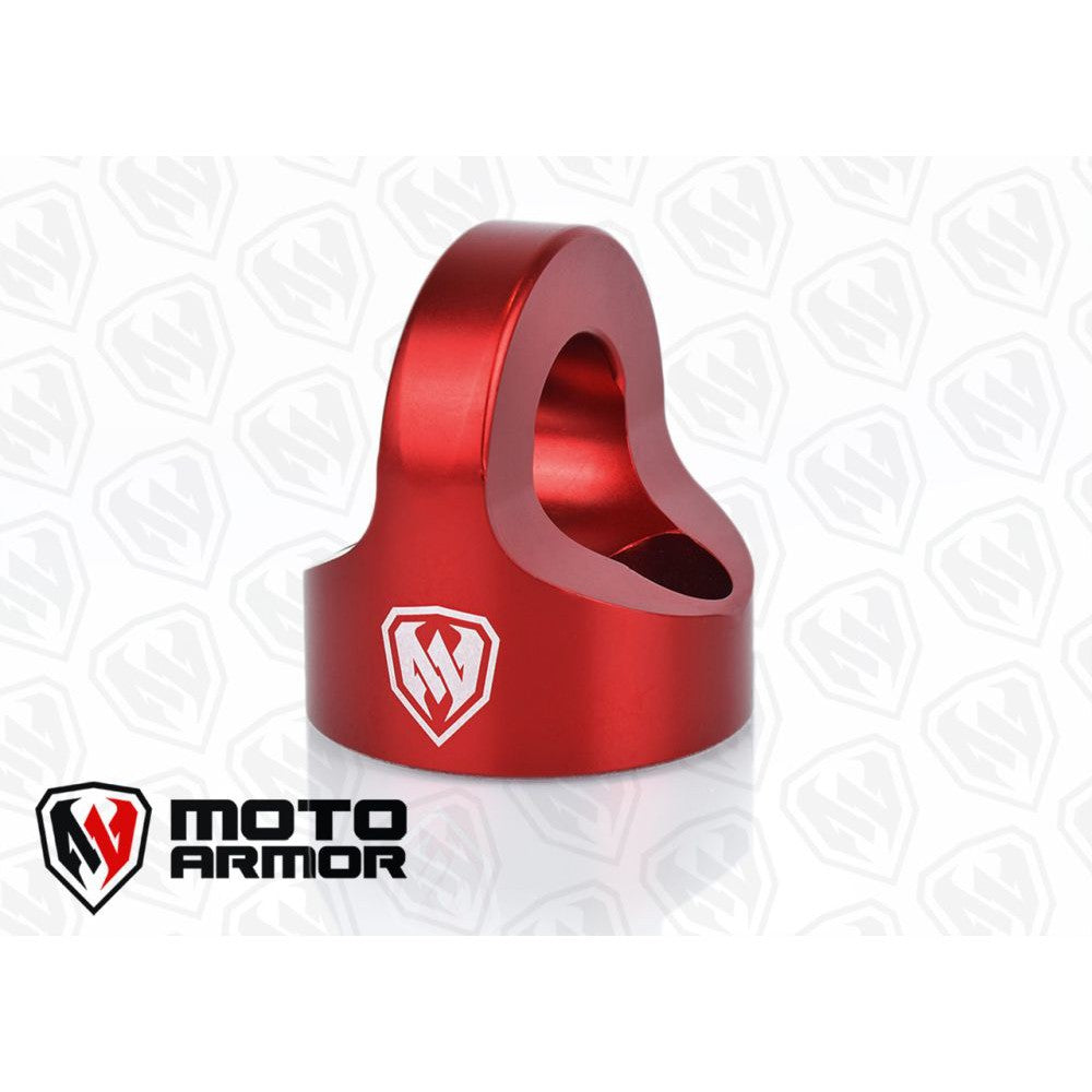 Moto Armor Billet Front Tow/Tie Down Anchor Red MA-TOW-RED