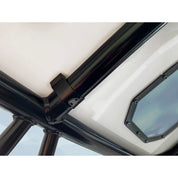 Moto Armor White Aluminum Roof With Sunroof MA-WCXX-RF-2-SR-WHT
