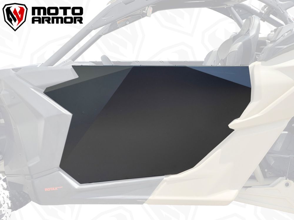 Moto Armor Two Seat Doors Powder Coat Black MA-X3-2-DOOR-BLK