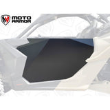 Moto Armor - Puertas de dos asientos con recubrimiento en polvo negro MA-X3-2-DOOR-BLK