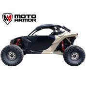 Moto Armor Two Seat Doors Powder Coat Black MA-X3-2-DOOR-BLK