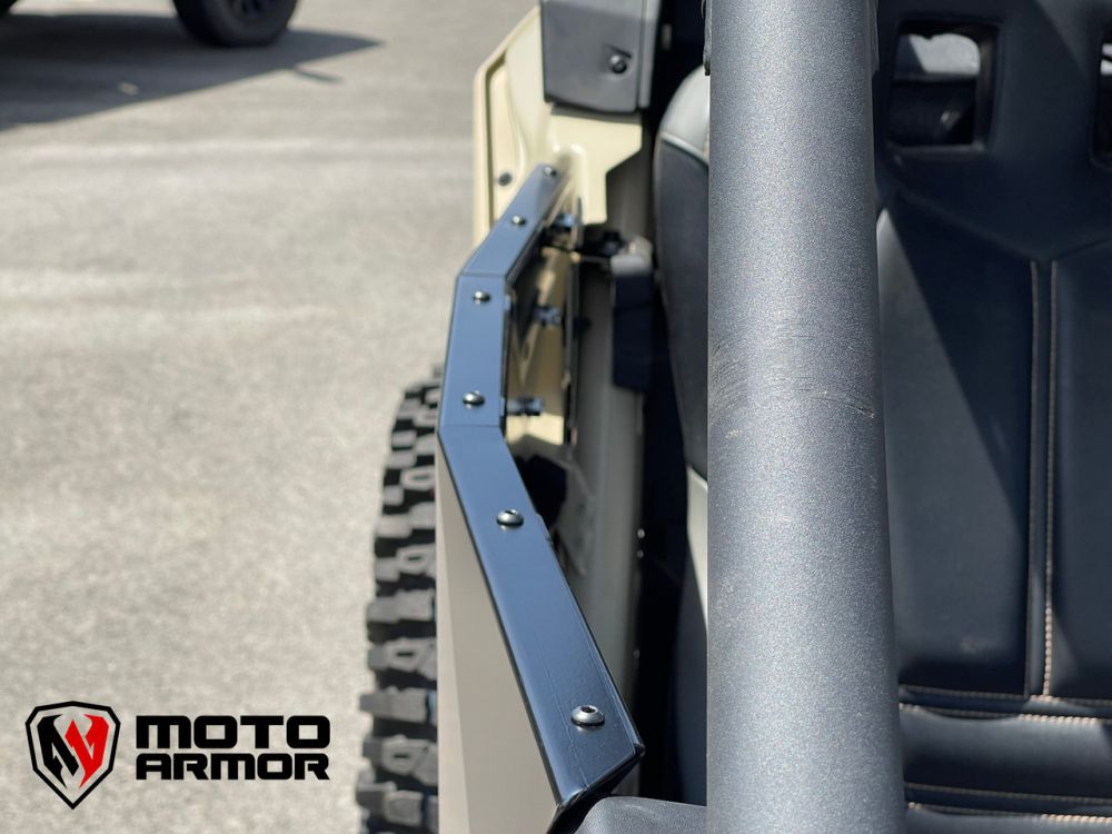 Moto Armor Two Seat Doors Raw Aluminum MA-X3-2-DOOR-RAW