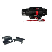 Viper 6000lbs V3 Winch Red Rope With Mount For Polaris Sportsman 550 2010-2014