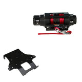 Viper 4500lbs V3 Winch Red Rope With Mount For Honda Rincon 680 2006-2021