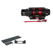 Viper 6000lbs V3 Winch Red Rope With Mount For Honda Pioneer 1000-5 2016-2021