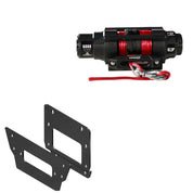 Viper 6000lbs V3 Winch Red Rope With Mount For Kawasaki Teryx KRX 1000 2020-2023
