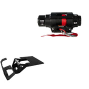 Viper 4500lbs V3 Winch Red Rope With Mount For Polaris Brutus HD 2012-2013