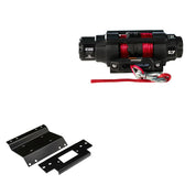 Viper 4500lbs V3 Winch Red Rope With Mount For Honda Foreman 450 1998-2004