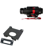 Viper 4500lbs V3 Winch Red Rope With Mount For Polaris RZR Trail 570 2015-2021