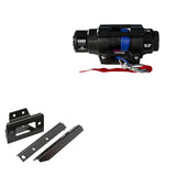 Cabrestante Viper V3 de 6000 lb con cuerda azul y soporte para Polaris RZR 570 (2012-2021)