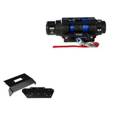 Viper 6000lbs V3 Winch Blue Rope With Mount For Honda Foreman Rubicon 500 2005-2006