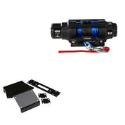 Viper 6000lbs V3 Winch Blue Rope With Mount For Honda Rancher 400 2004-2007