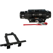 Viper 4500lbs V3 Winch Black Rope With Mount For Honda Foreman 500 2012-2013