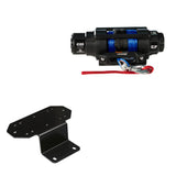 Viper 4500lbs V3 Winch Blue Rope With Mount For Yamaha Rhino 700 2008-2013