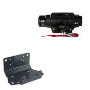 Viper 4500lbs V3 Winch Black Rope With Mount For Yamaha Grizzly 700 2016-2020
