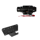 Viper 6000lbs V3 Winch Black Rope With Mount For Kawasaki Mule 600 610 2005-2016