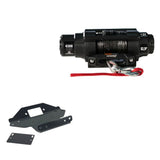 Viper 4500lbs V3 Winch Black Rope With Mount For Kawasaki Brute Force 650 EPS 2006-2013