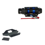 Viper 4500lbs V3 Winch Blue Rope With Mount For Kawasaki Brute Force 650 2005-2013