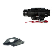 Viper 6000lbs V3 Winch Black Rope With Mount For Kawasaki Brute Force 750 2005-2020
