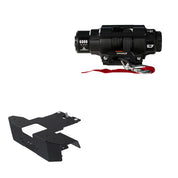 Viper 6000lbs V3 Winch Black Rope With Mount For Polaris RZR Turbo S 2018-2021