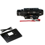 Cabrestante Viper V3 de 4500 lb con cuerda negra y soporte para Arctic Cat 250 (2002-2005)