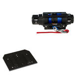 Cabrestante Viper V3 de 4500 lb con cable azul y soporte para Arctic Cat 700 (2006-2008)