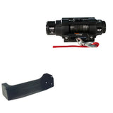 Cabrestante Viper V3 de 6000 lb con cuerda negra y soporte para John Deer Gator XUV 855D (2011-2021)