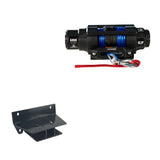 Cabrestante Viper V3 de 6000 lb con cuerda azul y soporte para John Deer Gator XUV 550 (2012-2021)