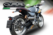 GPR Deeptone Inox Slip-on Exhaust For FB Mondial Hps 125 2016-2018 MD.1.DE