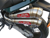 GPR Powercone Evo Double Slip-on Exhaust For Moto Morini Sport 1200 2008-2010
