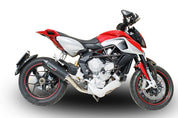 GPR Furore Nero Slip-on Exhaust For MV Agusta Rivale / Stradale 800 2014-2016