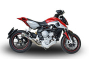GPR Powercone Evo Slip-on Exhaust For MV Agusta Rivale / Stradale 800 2014-2016