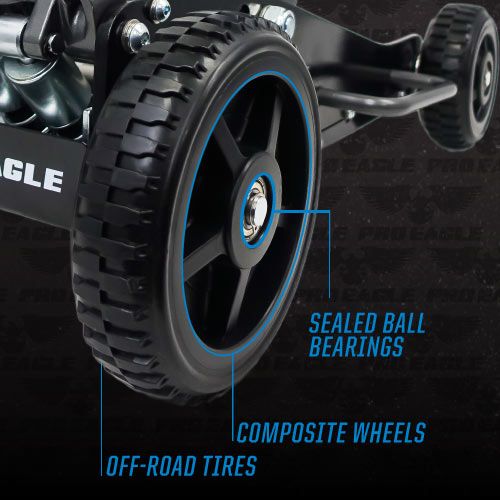 Pro Eagle 1.5 Ton Big Wheel Off Road High Clearance BEAST Jack With 8in Extension For Rivian