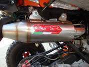 GPR Deeptone Slip-on Exhaust For Adly 500 Hurricane S 2005-2021 QUSP.142.DEATV