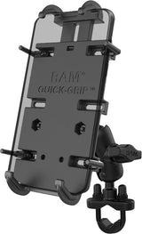 Ram Mounts Quick-GripT Phone Mount with Handlebar U-Bolt Base Large Black - RAM-B-149Z-A-PD4U