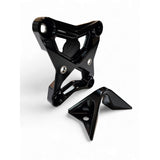 Elektric Offroad Black Radius Rod Plate With Tow Hook For Can-Am Maverick X3 2017-2021