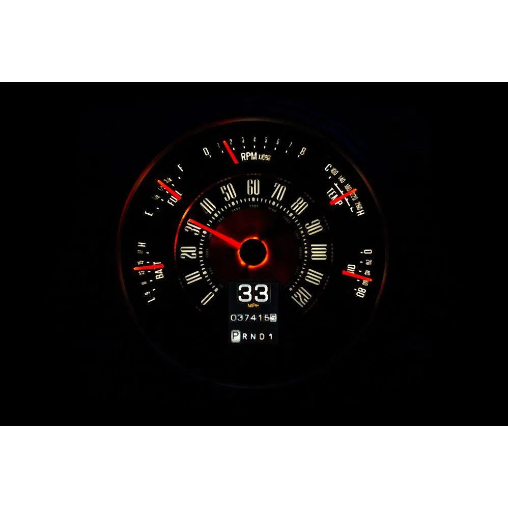 Dakota Digital 65-66 Ford Mustang Customizable Analog Gauge System RTX-65F-MUS-X