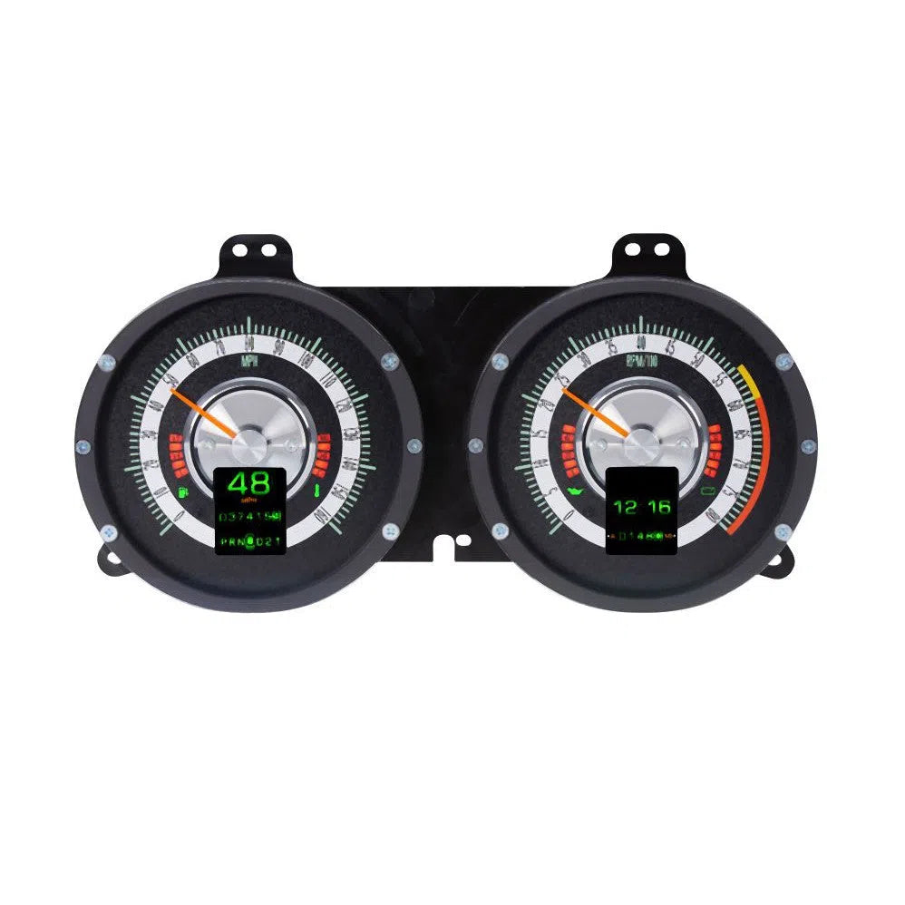 Dakota Digital 67-68 Ford Mustang Customizable Analog Gauge System RTX-67F-MUS-X